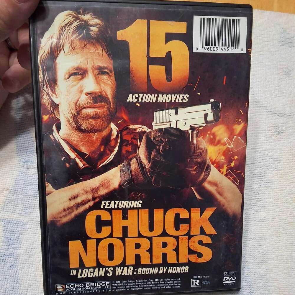 Chuck Norris 15 Action Movies DVD Collection Echo Bridge